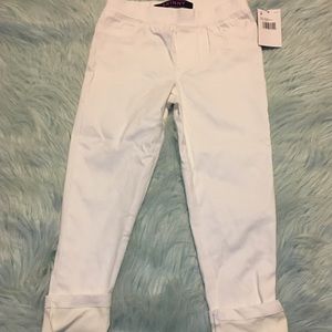 Girls pull on twill pants